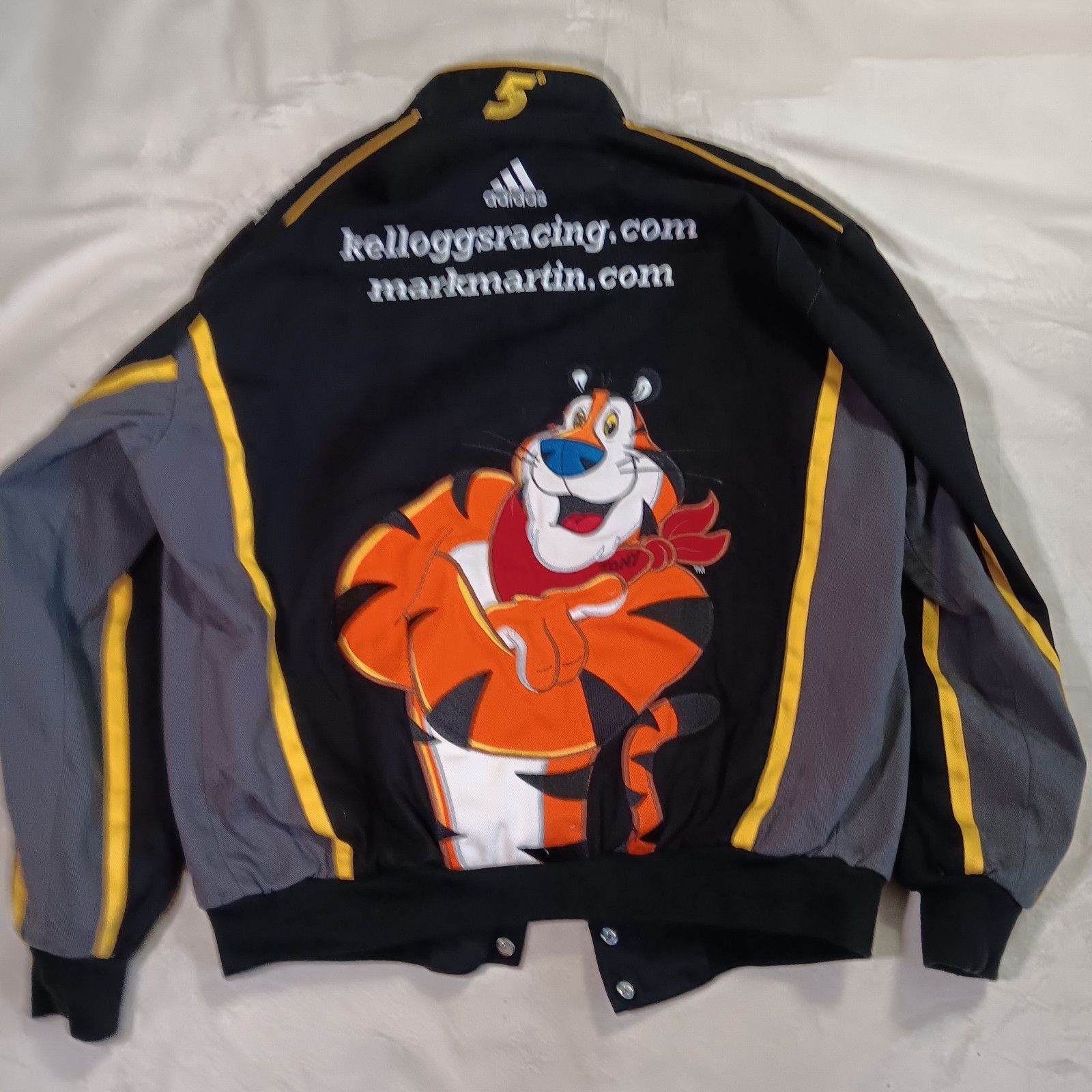 JH Design Group Kelloggs Racing Black NASCAR Jacket Size L