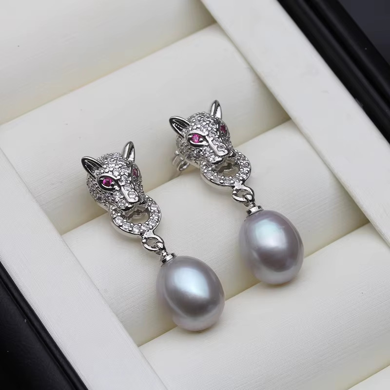 Boucles d'oreilles argent 925 perle de culture : idée cadeau anniversaire