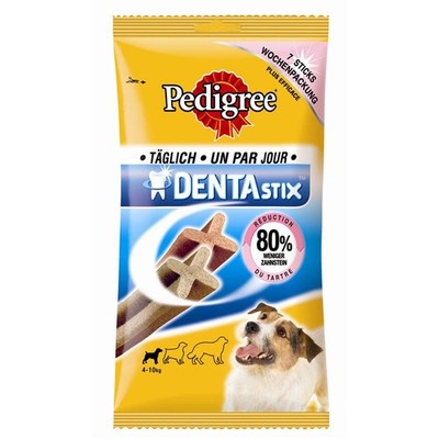 Pedigree Denta Stix in 2 Sorten für junge & kleine Hunde 7St. (Menge: 10 je Best