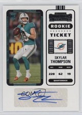 2022 Panini Contenders Rookie Ticket Skylar Thompson #257 Auto 10ev
