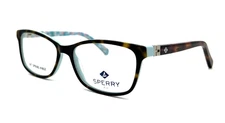 NEW SPERRY HARKEN C02 TORT/TURQUOISE AUTHENTIC EYEGLASSES 50 - 15 - 125