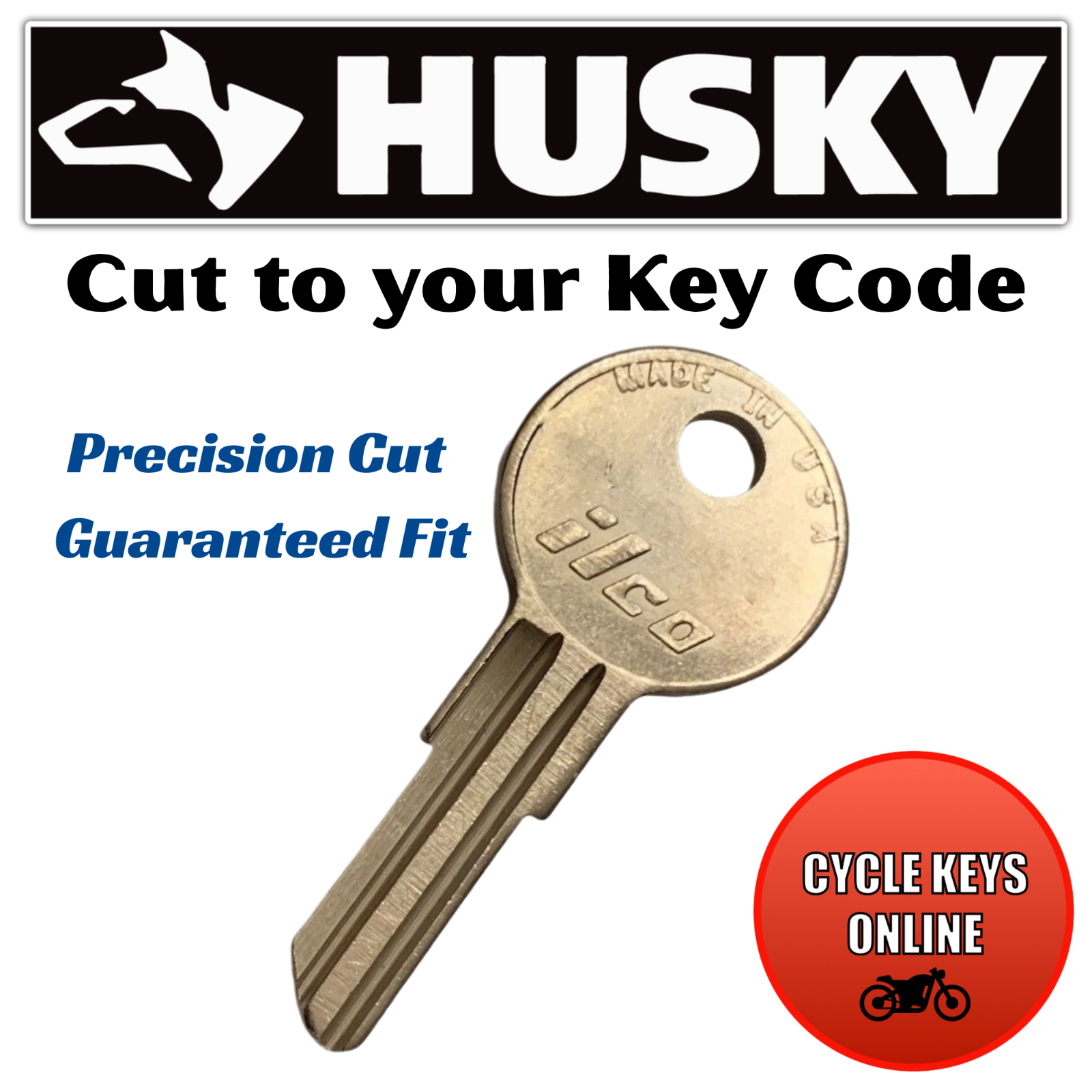 Husky Replacement Key Husky Toolbox Keys Replacement Key Cut to Code 501CH-550CH | eBay