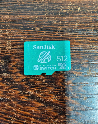SanDisk 512GB microSDXC UHS-I Memory Card - Switch Animal Crossing