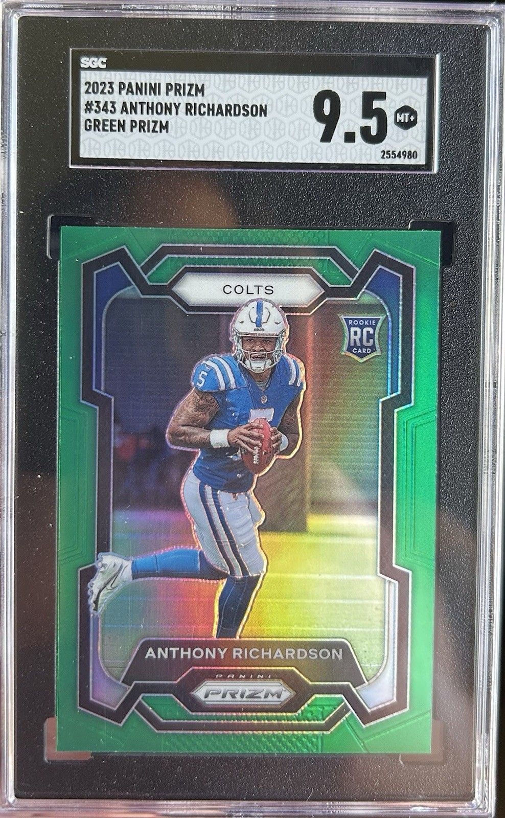 2023 Prizm Anthony Richardson Rookie Green Prizm #343 Colts SGC 9.5 Mint 💎🔥