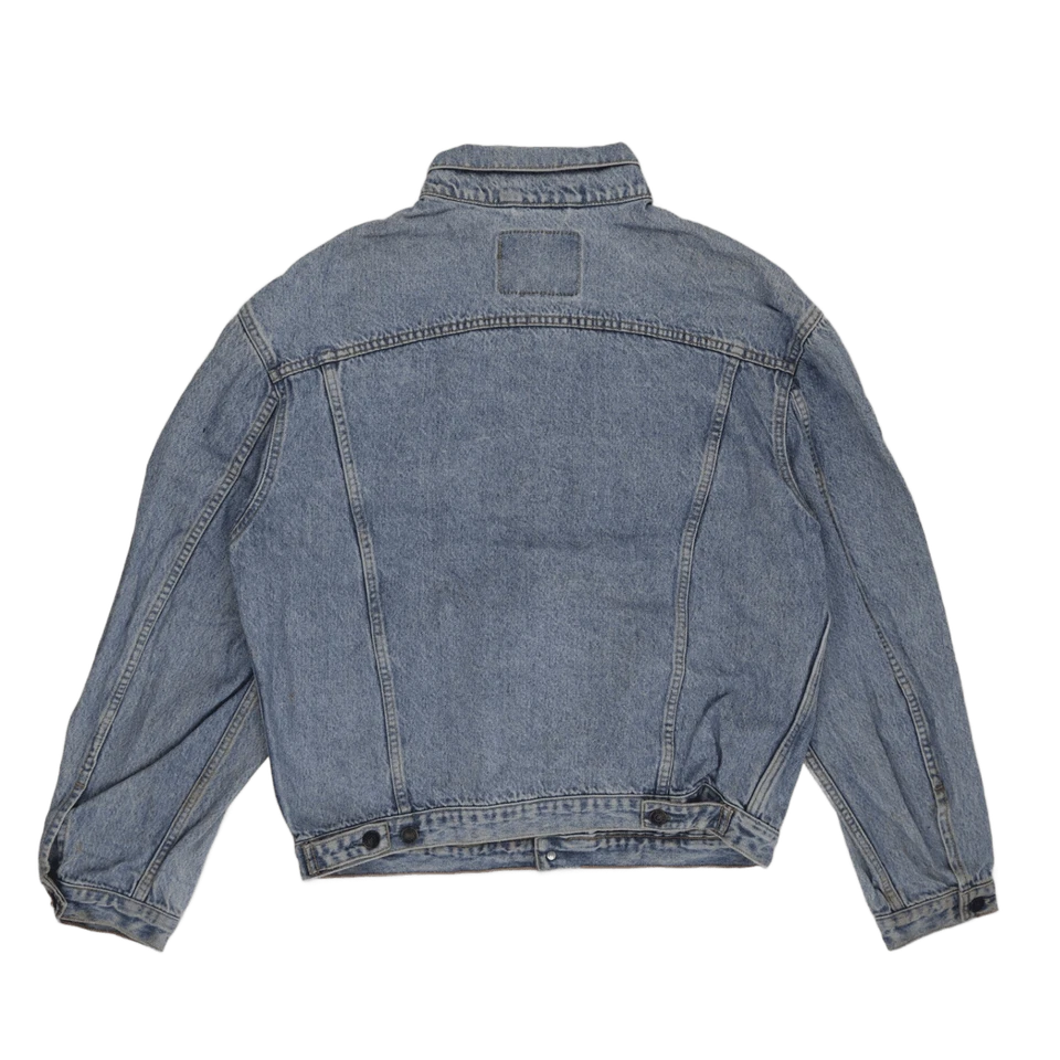 Levi’s Strauss & Co. (70503) Dark Blue Denim Trucker Jacket Button Up | Size L, photo 2 of 4