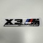 Gloss Black BMW X3M Competition Boot Tailgate Badge F25 G01 G08 F97 51148077609