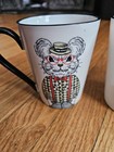 Set of 3 Hipster Animal Dressed Mugs Cups 16.5oz Signature Housewares — photo 3