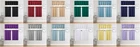 3PC SET WINDOW SMALL CURTAIN FOAM LINED BLACKOUT PANELS IN 24" OR 36" LENGHT