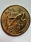 1945 Gold plated Liberty Walking Half Dollar Very Fine