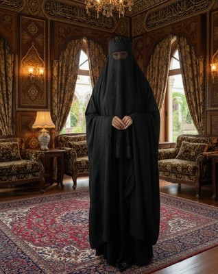 LADIES TOPI BURQA TRADITIONAL PAKISTANI JILBAB ABAYA BURKA VEIL MUSLIM HIJAB 