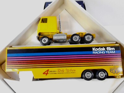 Winross Models 1:64 Scale Kodak Film Racing Tractor Trailer