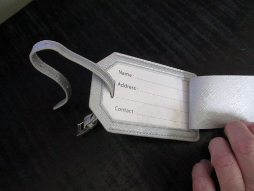 PANDORA Las Vegas Silver Luggage Tag ~ New With Box ~ Rare Find - Picture 6 of 7
