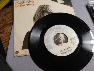 CAROLE KING SO FAR AWAY / SMACKWATER JACK 45 RPM RECORD 060
