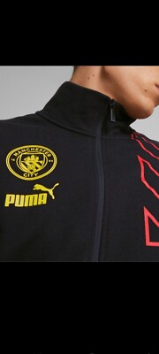 Manchester City F.C. Zipper L Jacke ftblCulture Trainingsjacke Puma Herren Black