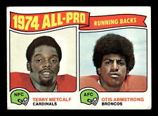 All-Pro Returners Terry Metcalf Greg Pruitt 1975 Topps #225 GD-VG