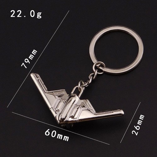 5pcs - B-2 Stealth Bomber Military Air Force Plane Keychain Key Ring Cool Gift - Picture 2 of 3