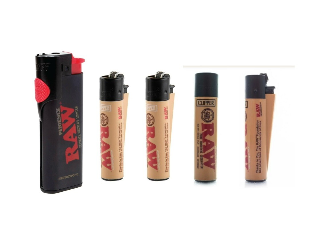+4pk Raw Clipper Mini  Lighter