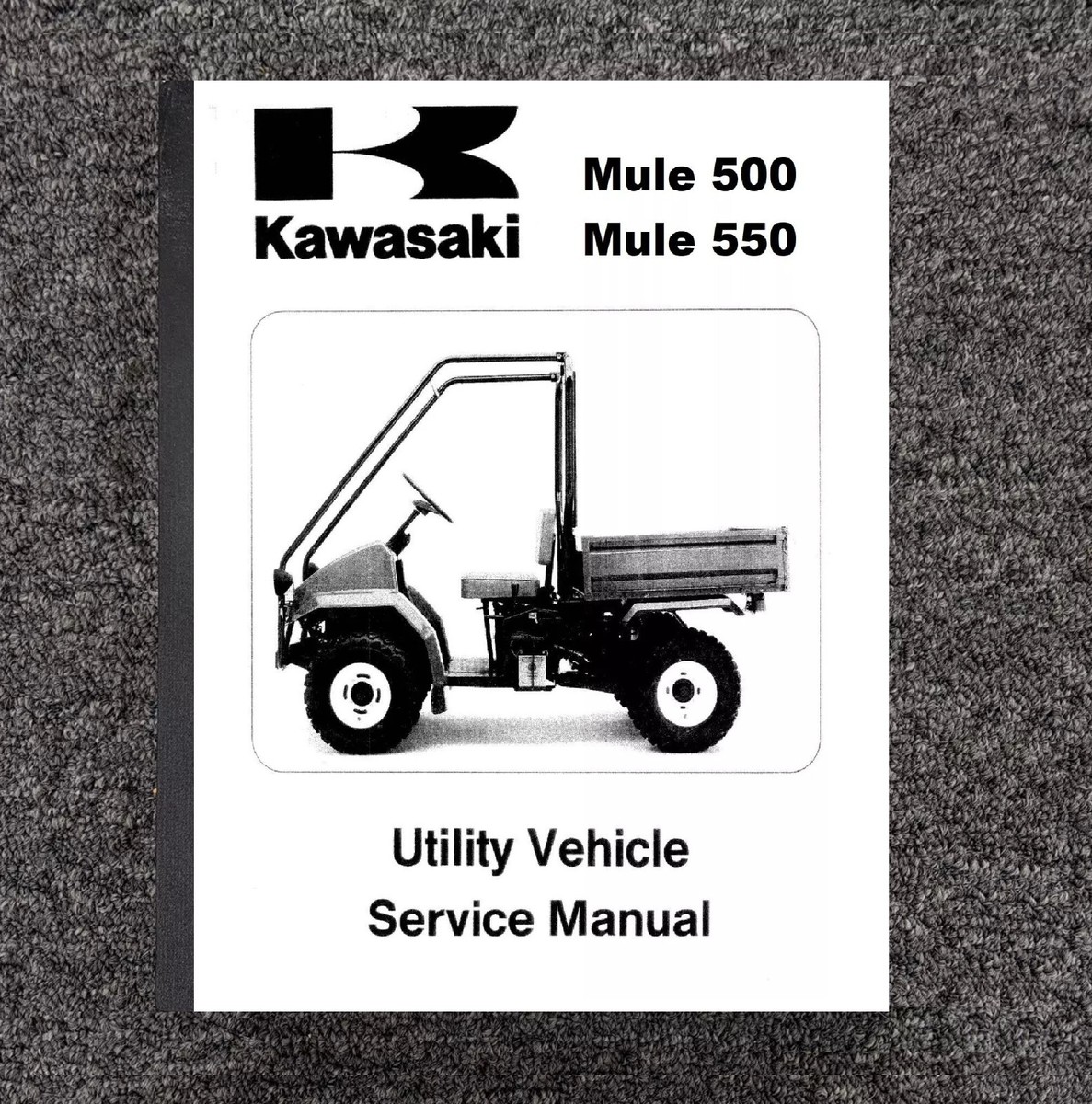 500 550 Side By Side Workshop Service Manual Kawasaki KAF300 MULE