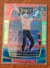 2022 Panini Select WWE Red Blue Silver Prizm #35 Diamond Dallas Page Card