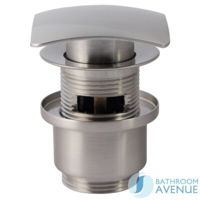 CLICK CLACK ABFALL QUADRATISCH GEBÜRSTET NICKEL GESCHLITZT / UNSCHLUPF UNIVERSAL