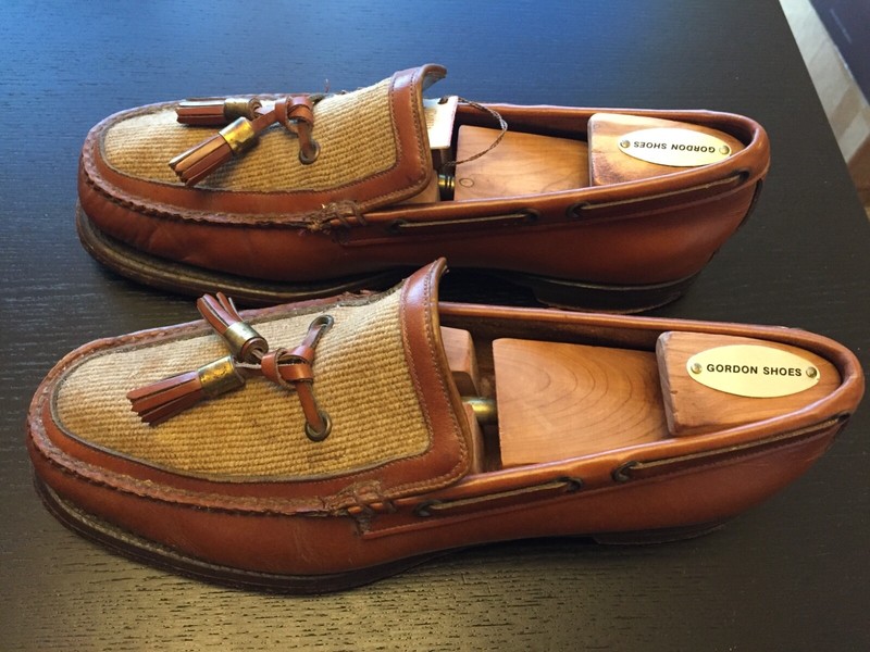 Vintage RARE  Bass Tassel Weejuns Maine, USA Bought 1968 Worn Little 9M Quality