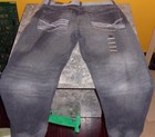 New men's slim straight INDIGO PEOPLE gray/black jeans with belt size W34XL30 — photo 5