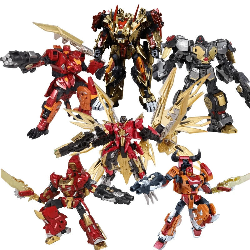 Transformation Cang-Toys ChiYou CY-MINI 6-in-1 Predaking Combiners Action Figure