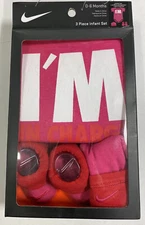 Nike Baby Girls Set 3 Pieces Pink 0 - 6 Months