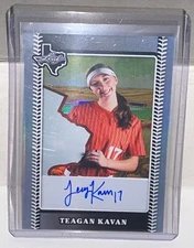 2024 Leaf Lone Star Softball Texas Teagan Kavan Auto Autograph Silver #d /180