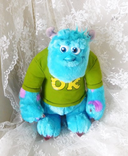 11" talking sully plush toy - squeeze belly for sound