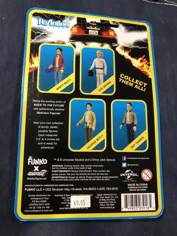 Doc Brown - Back to the Future - Funko ReAction Figure - New - Image 2 of 4