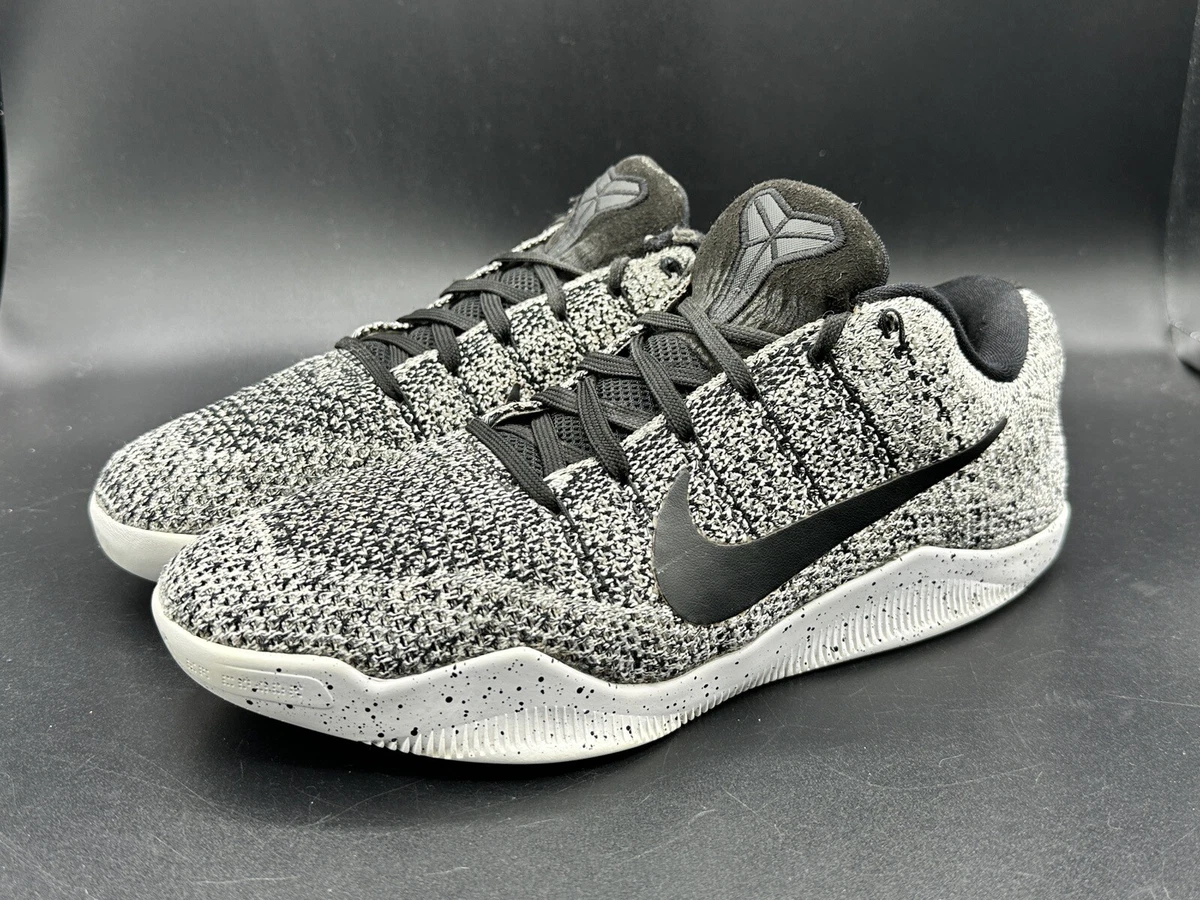 2016 Nike Kobe 11 Low Oreo Basketball Sneakers Size 7 822675-100 GREAT PAIR!!!