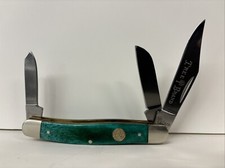 Navaja de Bolsillo Boker Tree Marca Alemania Stockman 3 Hojas Verde