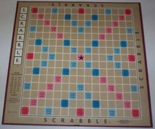 1948 Selchow & Righter SCRABBLE Game Replacement GAME BOARD Only