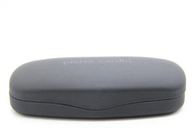 NEW PIERRE CARDIN BLACK GREY AUTHENTIC EYEGLASSES CLAMSHELL CASE ONLY