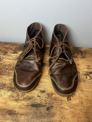 Tony Lama Chukkas Mens 13D Ankle Boots Brown Leather Shoes  display picture 1