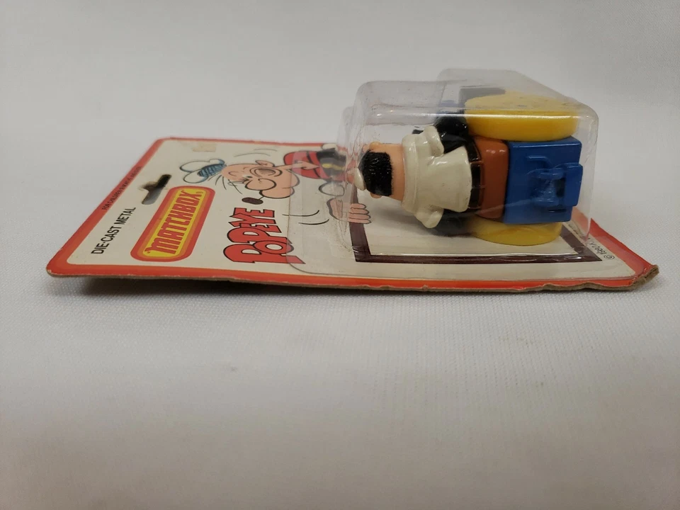 Matchbox 1980 Popeye CS-14 Bluto's Road Roller Blue - Image 4 of 4
