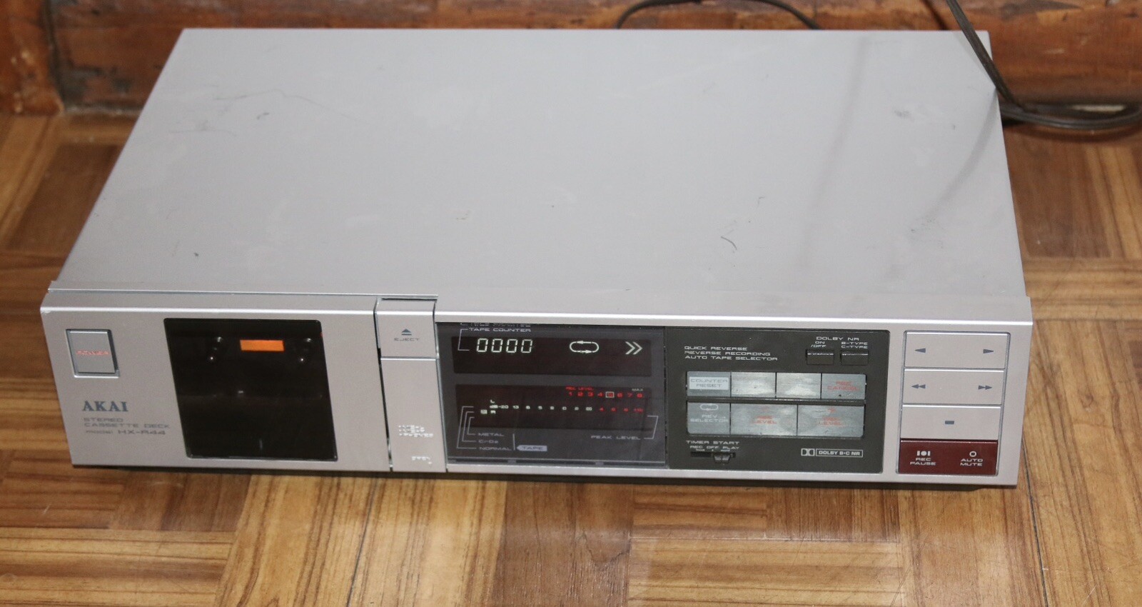 AKAI HXR44 STEREO CASSETTE DECK FOR PARTS OR REPAIR eBay