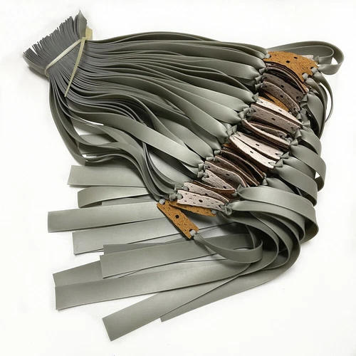 10 PCS Powerful Slingshot Flat Rubber Bands Outdoor Hunting Catapult Elastic