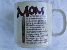 Papel Name Mug Cup Mom Meaning Loving Poetry Coffee Tea 12oz Pink Marci G