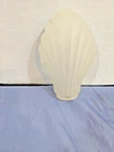 Vintage Frosted  SHELL Shape Glass Light  Bathroom Defuser Wall Sconce  MCM