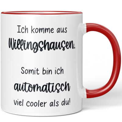 Ich komme aus Willingshausen. Somit bin ich viel cooler als du! 10006629196