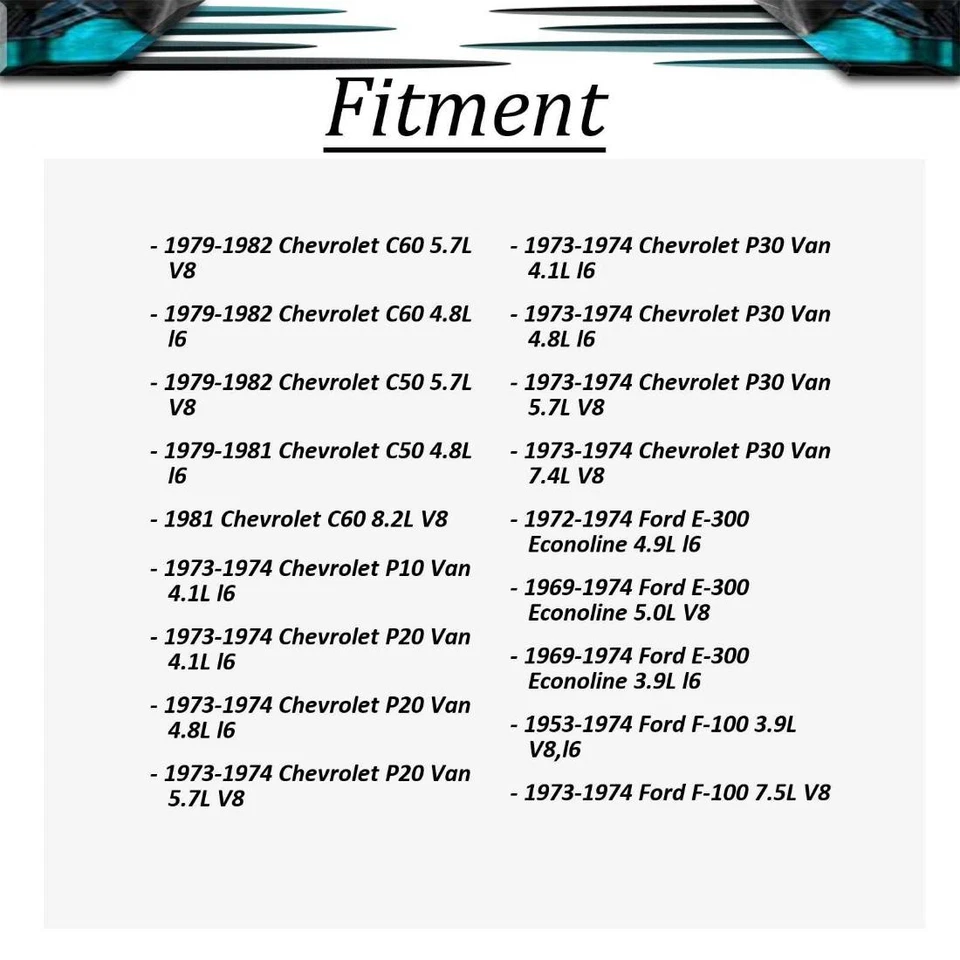 Tapa del tanque de combustible de gasolina Gates para Ford F-350 1953 1954 1955 1956 1957 1958 1959 1960 Foto 4 de 4