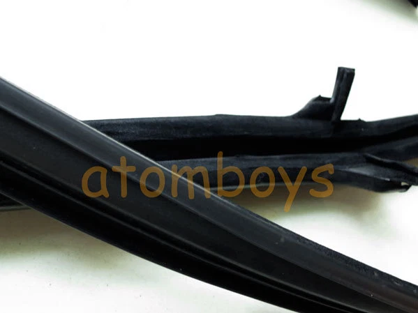 Carrocería rígida delantera trasera para Nissan D21 VENTANA DE VIDRIO canal fieltro funcionamiento sello de goma Foto 4 de 4