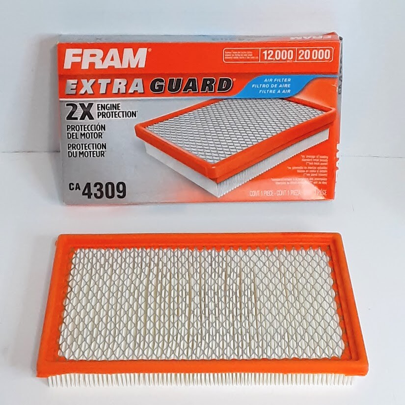 Fram CA4309 Air filter cross reference