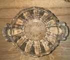 Vintage Anchor Hocking Old Cafe Clear Depression Glass Candy or Nut Dish