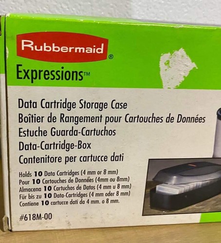 Rubbermaid Expressions 618M-00 Data Cartridge Storage Case 4mm 8mm New Open Box - 第 13/24 張圖片