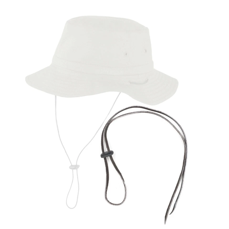 Scippis Chinstrap 9005 Hut Zubehör Kinnriemen Accessories Lederband black brown