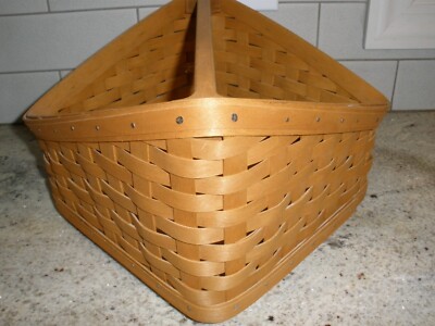 Longaberger ピクニックバスケット Longaberger Large Picnic Basket Sunny Day Stripe Liner 2 pc