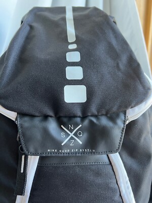 Nike Elite Quad Zip System Basketball Backpack Black | eBay